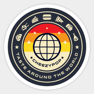 Taste Around The World - Cheezypop Sticker